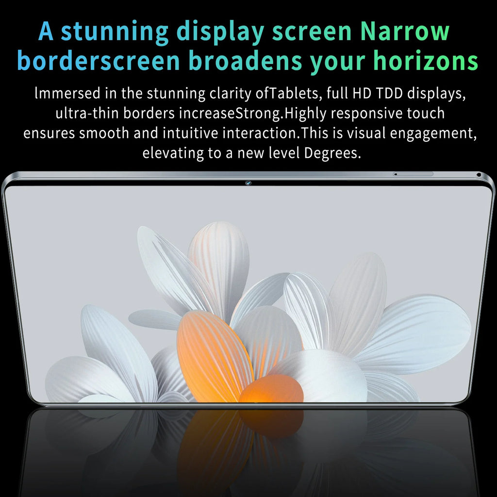 2024 New 5G Tablet 11.6 inch Android 13.0 Phablet MTK6797 16GB RAM 1TB ROM Tablet PC Dual Cameras Dual sim card Wifi Type-c