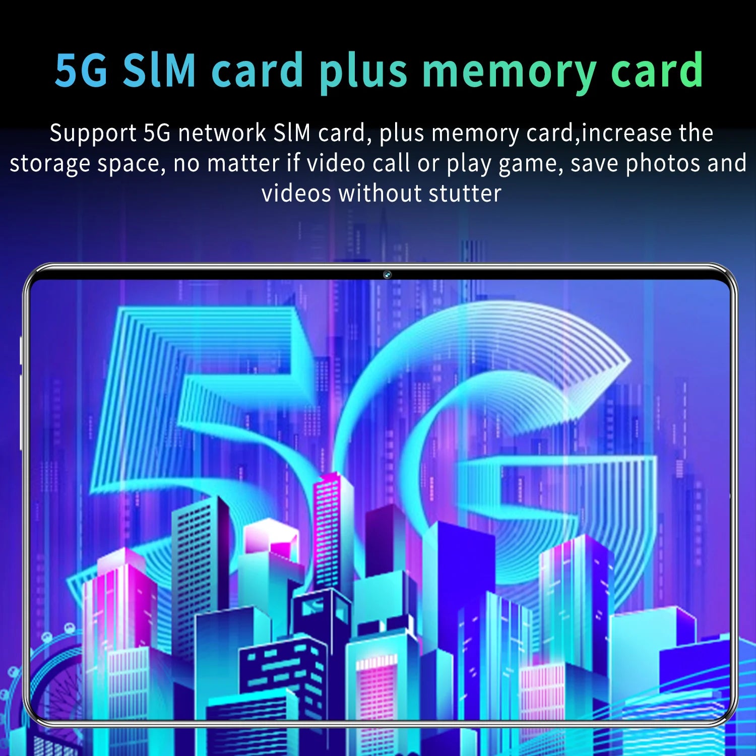 2024 New 5G Tablet 11.6 inch Android 13.0 Phablet MTK6797 16GB RAM 1TB ROM Tablet PC Dual Cameras Dual sim card Wifi Type-c