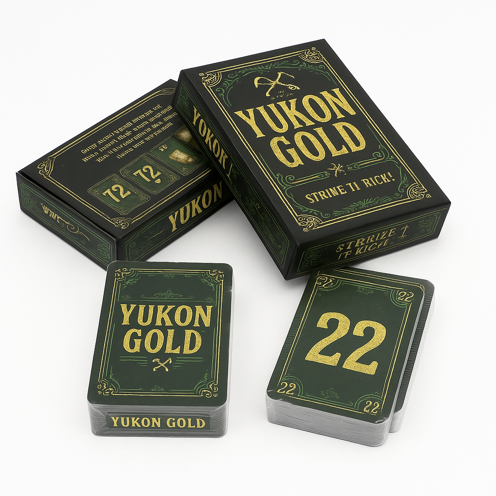 Yukon Gold Card Game- Friendly Board Games - Game Night - Card Games For Adults(2-4 Players)