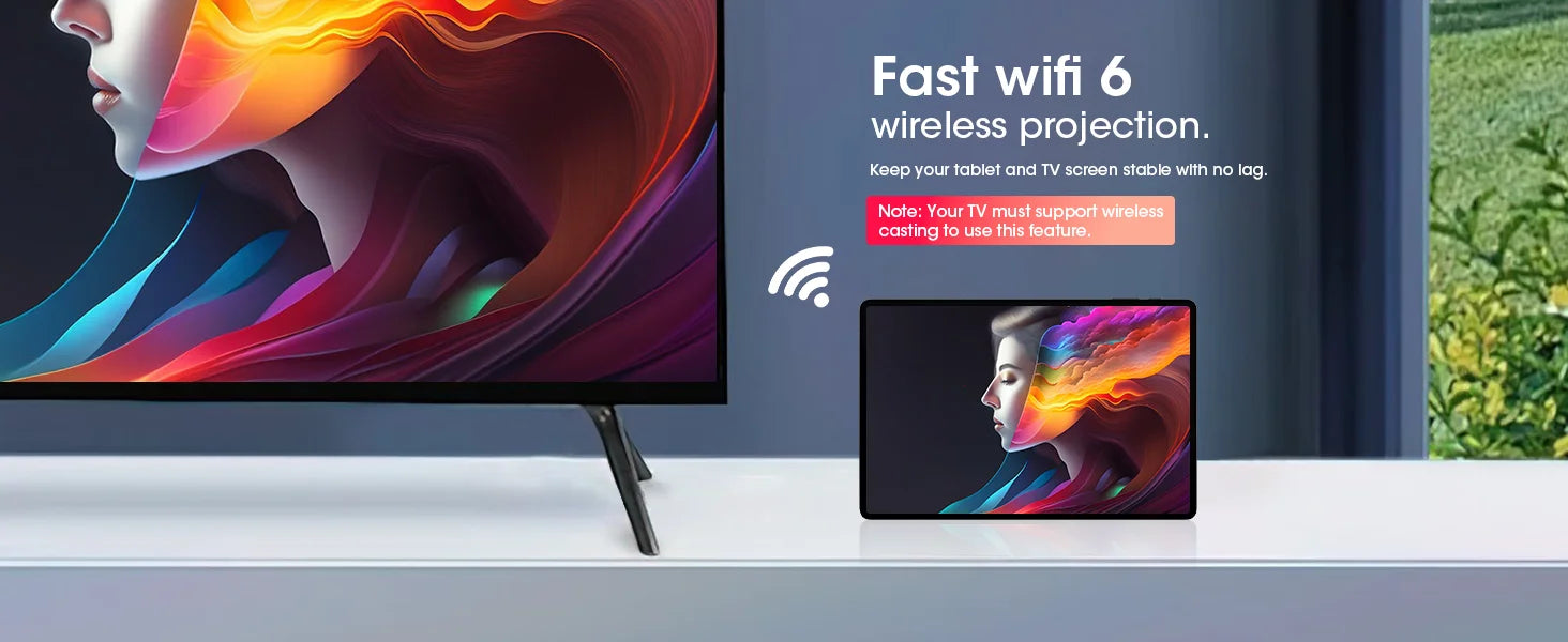 2024 CWOWDEFU Android 13 Tablet 10.95" FHD Incell 2K-Display MTK Octa Core 6GB 128GB 7000mAh Battery 13MP Cam GPS Tablet PC