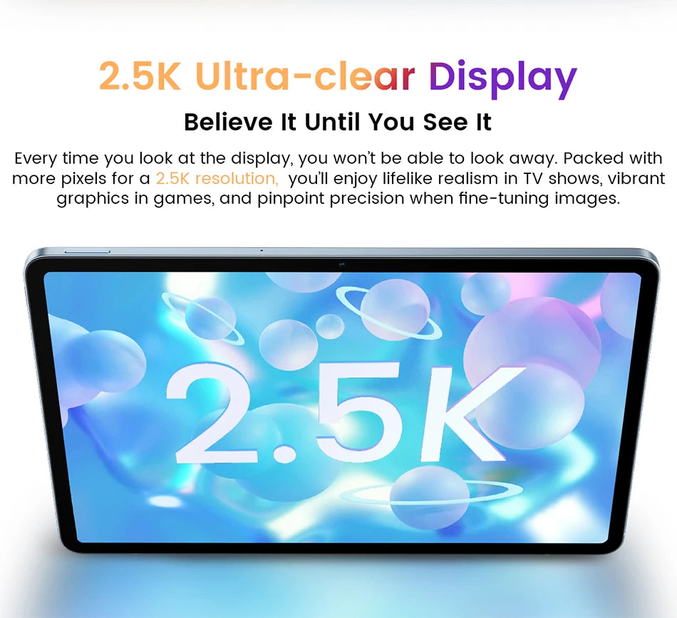 Blackview Oscal ELITE 1 Tablet 12.1 inch 2.5K Display MTK Helio G99 Widevine L1 8800mAh Battery 33W Fast Charging Android Pad PC