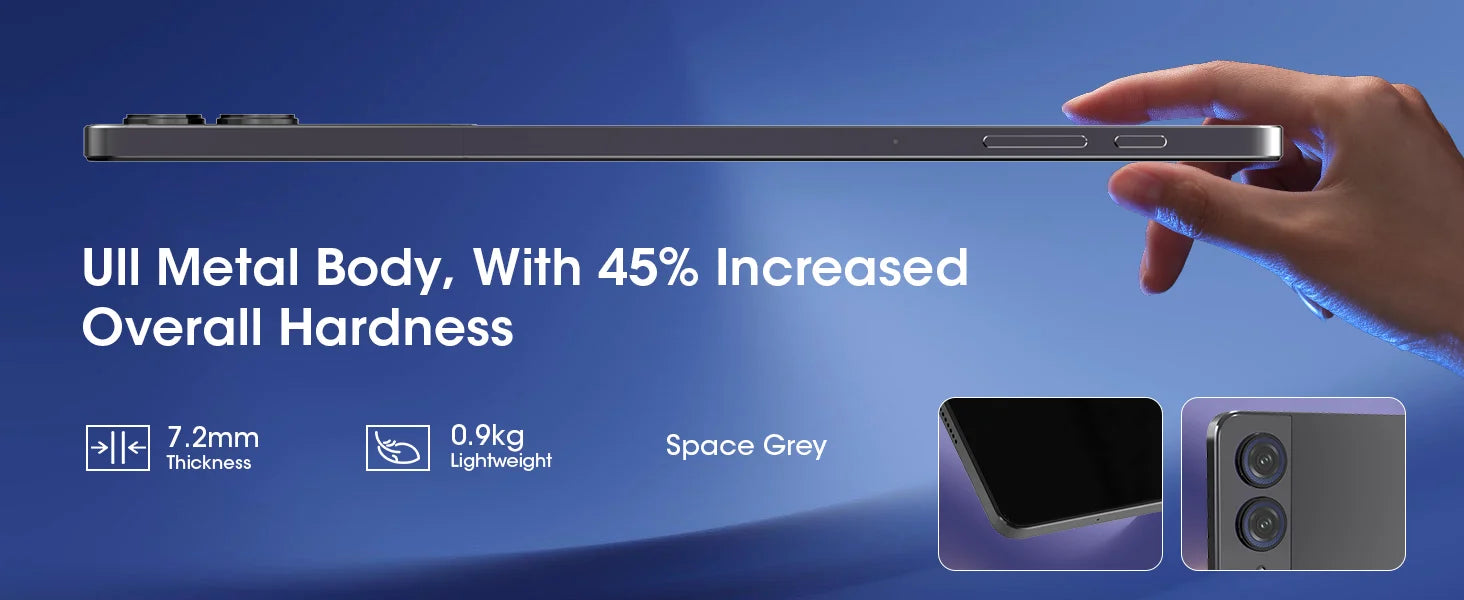 2024 CWOWDEFU Android 13 Tablet 10.95" FHD Incell 2K-Display MTK Octa Core 6GB 128GB 7000mAh Battery 13MP Cam GPS Tablet PC