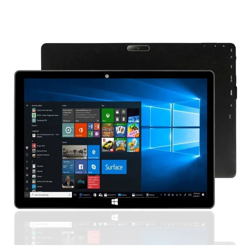 10.1'' Portable Windows 10 Tablet 8GB DDR3-RAM 128GB EMMC 1920x1200IPS 64bit Intel Atom x5-Z8350 1*USB 3.0 HD-MI Dual Camera