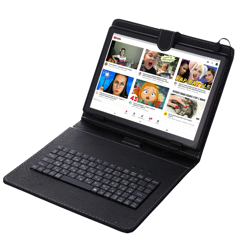 New 10.1 Inch Tablets 4G LTE Phone Call Octa Core 8GB RAM 256GB ROM Dual GPS Bluetooth WiFi Google Tablet PC
