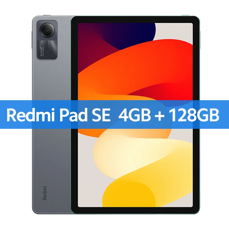 Global Version Redmi Pad SE Xiaomi Mi Tablet Snapdragon® 680 Quad speakers Dolby Atmos® 90Hz 11" Display 8000mAh World Premiere