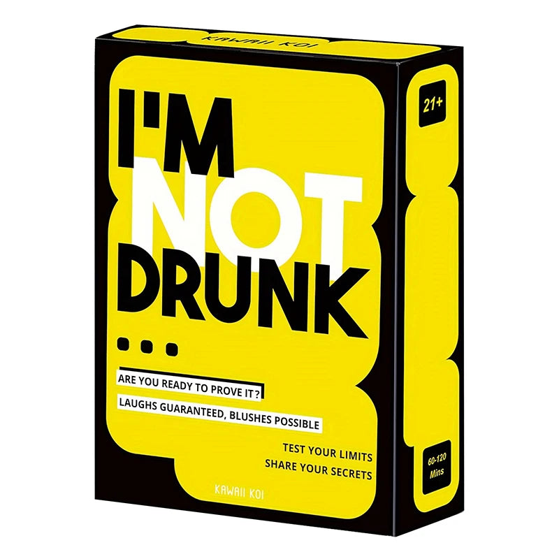 I'M NOT DRUNK !Card Games For Adults Fun Drinking Games For Game Night & Hen's Party Desktop Games Birthday Gift