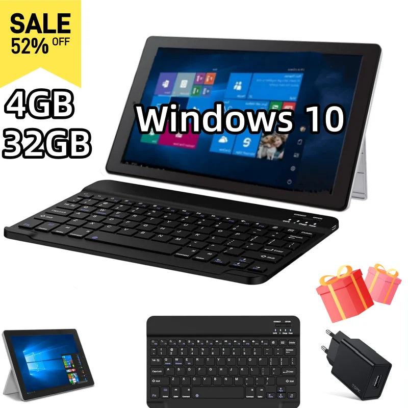 Flash Sales 10.1'' W101 Tablet PC 4GB DDR RAM 32GB ROM Z8350 WINDOWS 10 HDMI-Compatible Dual Camera Quad Core