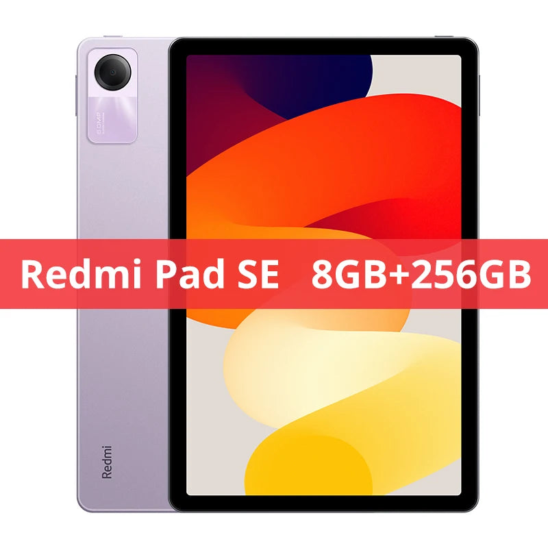 Global Version Redmi Pad SE Xiaomi Mi Tablet Snapdragon® 680 Quad speakers Dolby Atmos® 90Hz 11" Display 8000mAh World Premiere