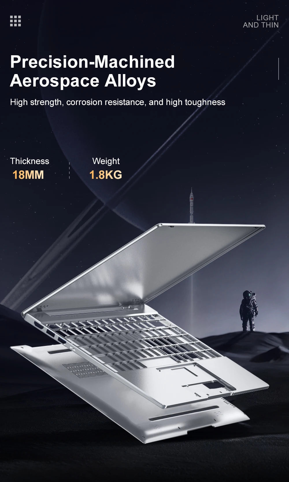 Ninkear N16 Pro Gaming Laptop 13th Intel i7-13620H 16-inch 2.5K IPS 120Hz Computer 32GB DDR4+1TB SSD WiFi 6 Face Recognition