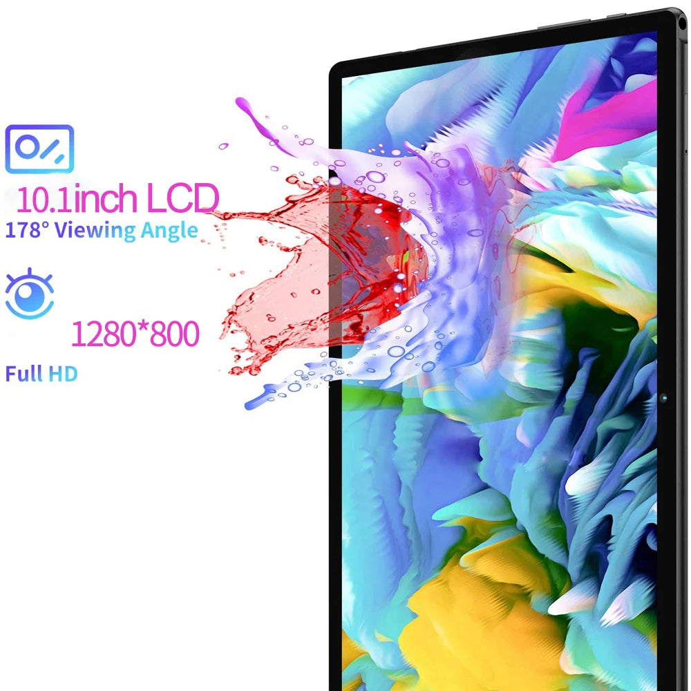 New 10.1 Inch Tablets 4G LTE Phone Call Octa Core 8GB RAM 256GB ROM Dual GPS Bluetooth WiFi Google Tablet PC